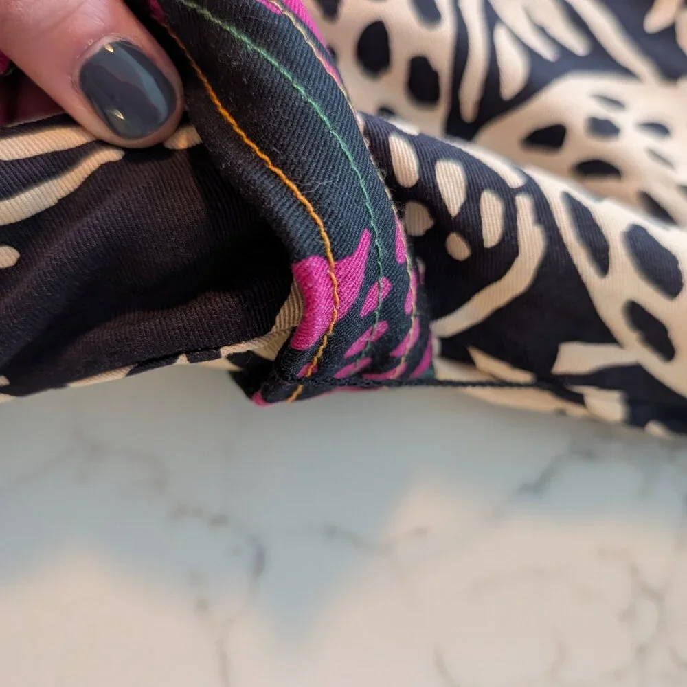 FARM RIO Mixed Midnight Leopards Midi Dress, size S - Picture 15 of 16